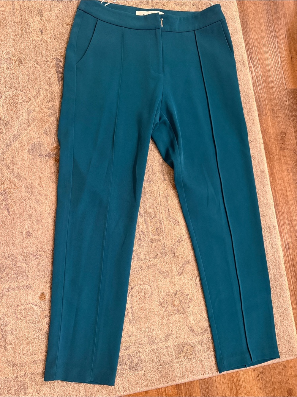 Elliatt Teal Dress Pants - Tailored Ponte Trousers